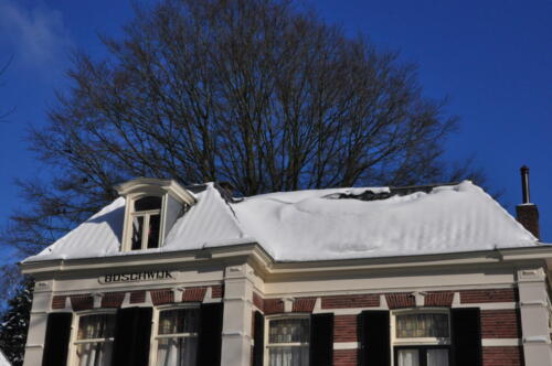 Het dak van villa Boschwijk
