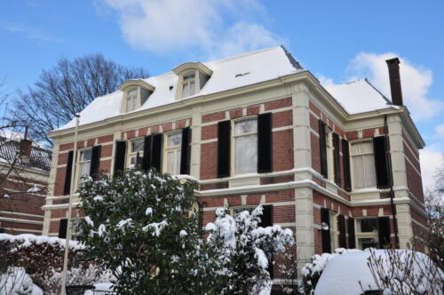 De dubbele villa in het midden